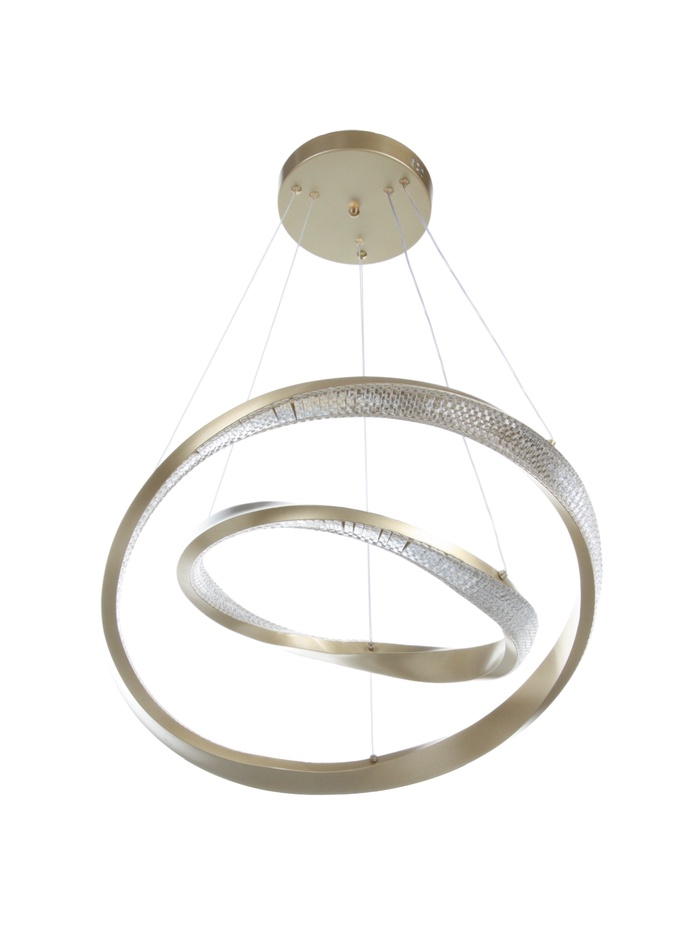 Люстра Ella 116 Вт LED 3000-6000К медь Ø40+60×150 см