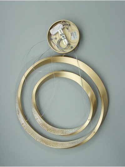 Люстра Ella 116 Вт LED 3000-6000К медь Ø40+60×150 см