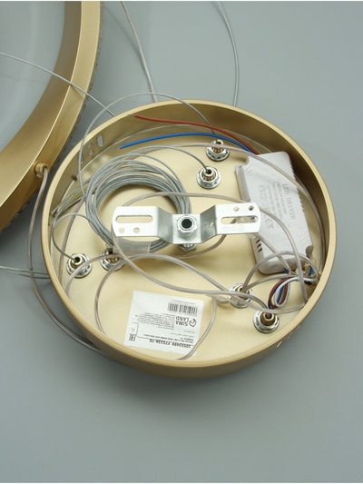 Люстра Ella 116 Вт LED 3000-6000К медь Ø40+60×150 см