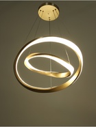 Люстра Ella 116 Вт LED 3000-6000К медь Ø40+60×150 см - фото 41384305