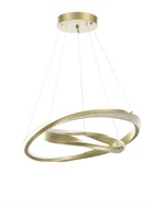 Люстра Ella 116 Вт LED 3000-6000К медь Ø40+60×150 см - фото 41384306