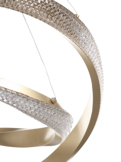Люстра Ella 116 Вт LED 3000-6000К медь Ø40+60×150 см