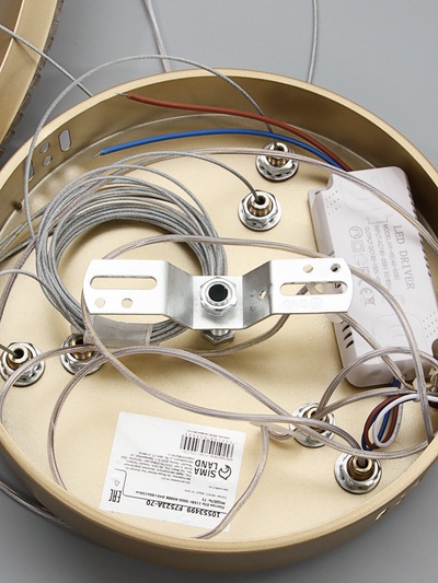Люстра Ella 116 Вт LED 3000-6000К медь Ø40+60×150 см
