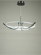 Люстра Emilia 88 Вт LED 3000-6000К белый Ø54×120 см - фото 41384326