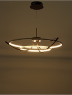 Люстра Emilia 88 Вт LED 3000-6000К белый Ø54×120 см - фото 41384328