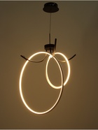 Люстра Emilia 88 Вт LED 3000-6000К белый Ø54×120 см - фото 41384333