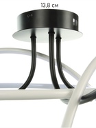 Люстра Emilia 174 Вт LED 3000-6000К белый Ø67×19 см - фото 41384384