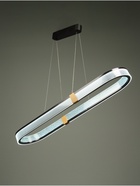 Люстра Emma 126 Вт LED 3000-6000К черный/кофе/золото 100×28×6.5 см - фото 41384401