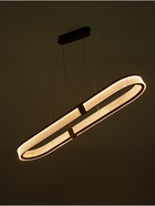 Люстра Emma 126 Вт LED 3000-6000К черный/кофе/золото 100×28×6.5 см - фото 41384403