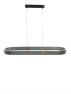 Люстра Emma 126 Вт LED 3000-6000К черный/кофе/золото 100×28×6.5 см - фото 41384406