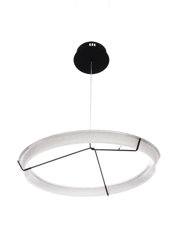 Люстра Eva 58 Вт LED 3000-6000К черная Ø57×120 см - Фото 1