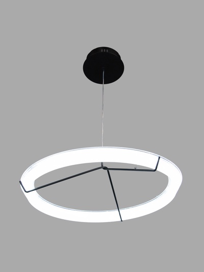 Люстра Eva 58 Вт LED 3000-6000К черная Ø57×120 см