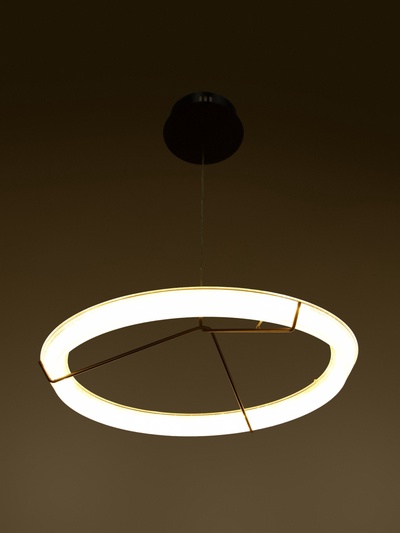 Люстра Eva 58 Вт LED 3000-6000К черная Ø57×120 см