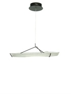 Люстра Eva 58 Вт LED 3000-6000К черная Ø57×120 см - фото 41384417