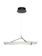 Люстра Eva 58 Вт LED 3000-6000К черная Ø57×120 см - Фото 6