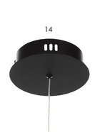 Люстра Eva 58 Вт LED 3000-6000К черная Ø57×120 см - Фото 7