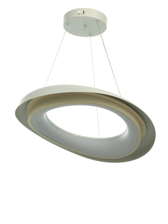 Люстра Hanna 80 Вт LED 3000-6000К белый Ø53×7 см