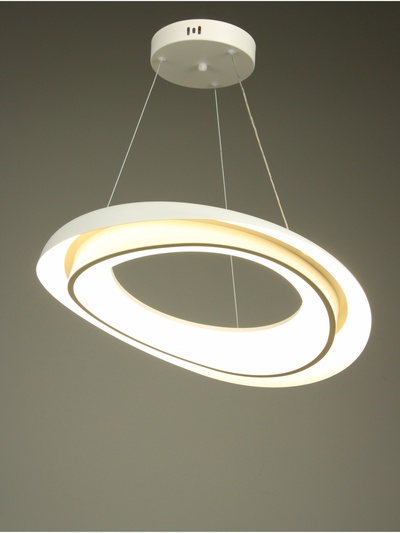 Люстра Hanna 80 Вт LED 3000-6000К белый Ø53×7 см