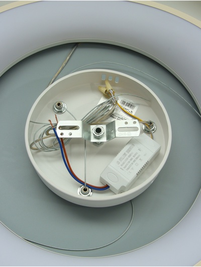 Люстра Hanna 80 Вт LED 3000-6000К белый Ø53×7 см