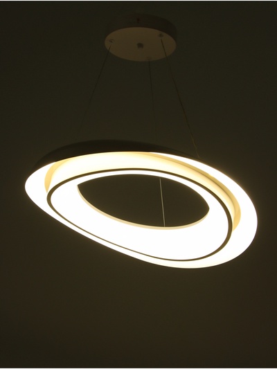 Люстра Hanna 80 Вт LED 3000-6000К белый Ø53×7 см