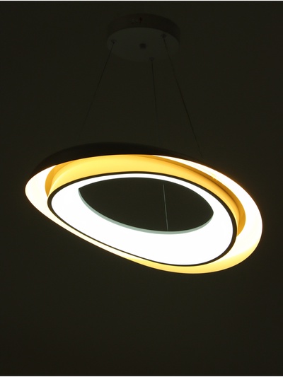 Люстра Hanna 80 Вт LED 3000-6000К белый Ø53×7 см