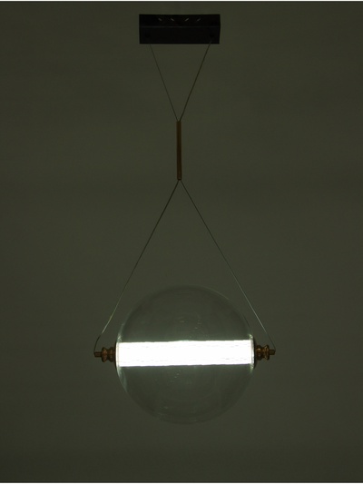 Люстра Julia 46 Вт LED 3000-6000К золото/черный Ø30×120 см