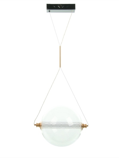 Люстра Julia 46 Вт LED 3000-6000К золото/черный Ø30×120 см