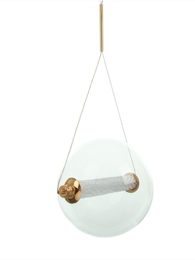 Люстра Julia 46 Вт LED 3000-6000К золото/черный Ø30×120 см