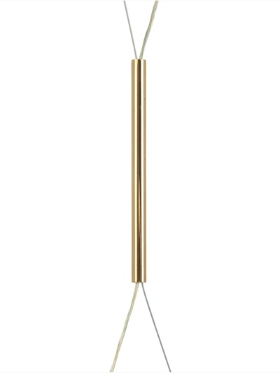 Люстра Julia 46 Вт LED 3000-6000К золото/черный Ø30×120 см