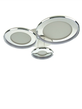 Люстра Karin 174Вт Led 3000-6000К хром Ø30+40+50(82х71х15)см