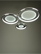 Люстра Karin 174 Вт LED 3000-6000К хром Ø30+40+50(82×71×15)см - фото 5022160