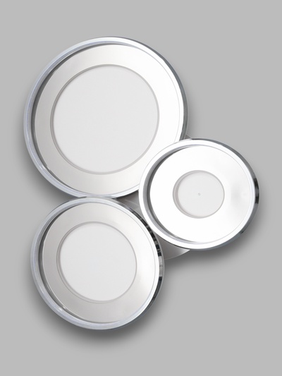 Люстра Karin 174 Вт LED 3000-6000К хром Ø30+40+50(82×71×15)см