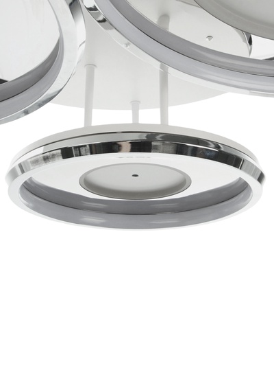 Люстра Karin 174 Вт LED 3000-6000К хром Ø30+40+50(82×71×15)см