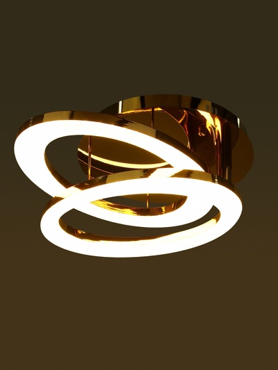 Люстра Laura 96 Вт LED 3000-6000К золото Ø51 см