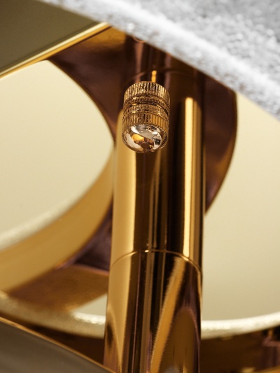 Люстра Laura 192 Вт LED 3000-6000К золото Ø86 см