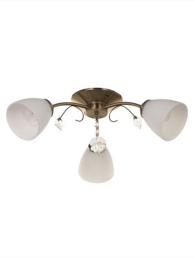 Люстра «Луиза» 3×40 Вт Е27 бронза 56×56×26 см