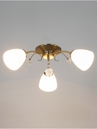 Люстра «Луиза» 3×40 Вт Е27 бронза 56×56×26 см - фото 5022235