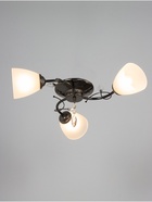 Люстра «Том» 3×40 Вт Е27 черный хром 56×56×26 см - фото 5022255