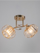 Люстра «Переливы» 2×40 Вт Е27 золото - фото 5022264