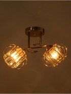 Люстра «Переливы» 2×40 Вт Е27 золото - фото 5022265