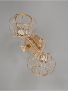 Люстра «Переливы» 2×40 Вт Е27 золото - фото 5022266