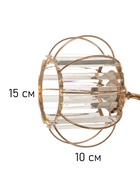 Люстра «Переливы» 2×40 Вт Е27 золото - фото 5022268