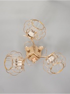 Люстра «Переливы» 3×40 Вт Е27 золото - фото 5022275