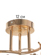 Люстра «Переливы» 3×40 Вт Е27 золото - фото 5022276