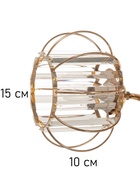 Люстра «Переливы» 3×40 Вт Е27 золото - фото 5022277