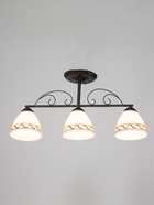 Люстра «Кинг» 3×40 Вт Е27 черный - фото 5022308