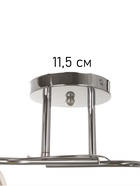 Люстра «Муза» 2×40 Вт Е27 хром - фото 5022319