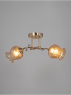 Люстра «Лиза» 2×40 Вт Е27 золото - фото 5022350