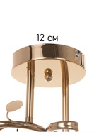 Люстра «Лиза» 2×40 Вт Е27 золото - фото 5022353