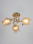 Люстра «Лиза» 3×40 Вт Е27 золото - фото 5022358